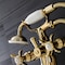 Kingston Brass KS246PB Wall Mount Clawfoot Tub Faucet with Hand Shower, Polished Brass KS246PB - alternate 3